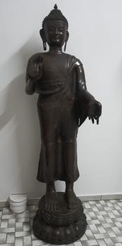 Budda-Figur, (139cm)Bronze  - Thailand - Anfang 20. Jahrhundert