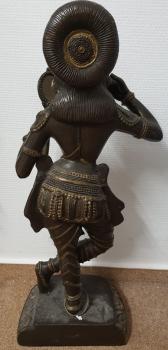 Bronze-Figur, Göttin Parvati  - Indien - Mitte 20. Jahrhundert