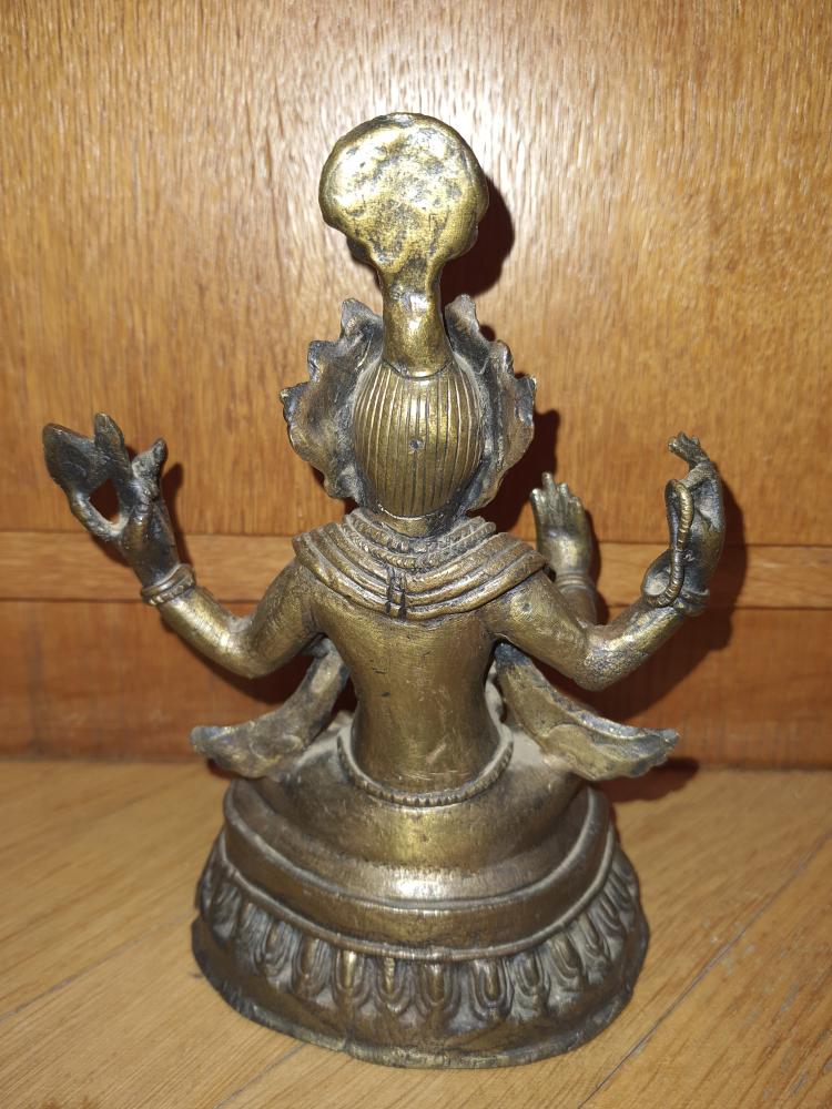 Bronze-Figur, Ganesha - Indien - 1. Hälfte 20. Jahrhundert