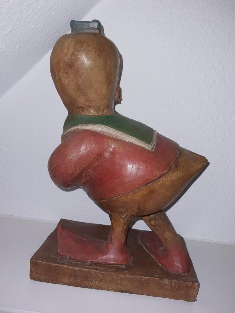 Belesene Ente, Holz-Figur - Bali -