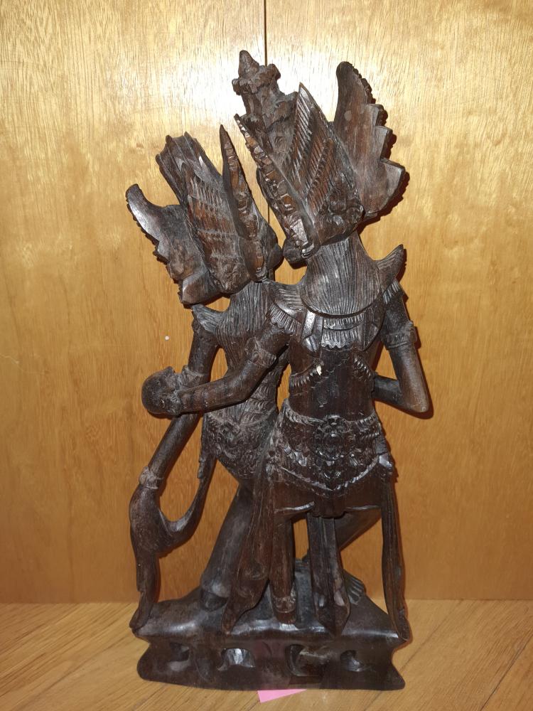 Holz-Figur, Gottheiten - Bali - Anfang 20. Jahrhundert