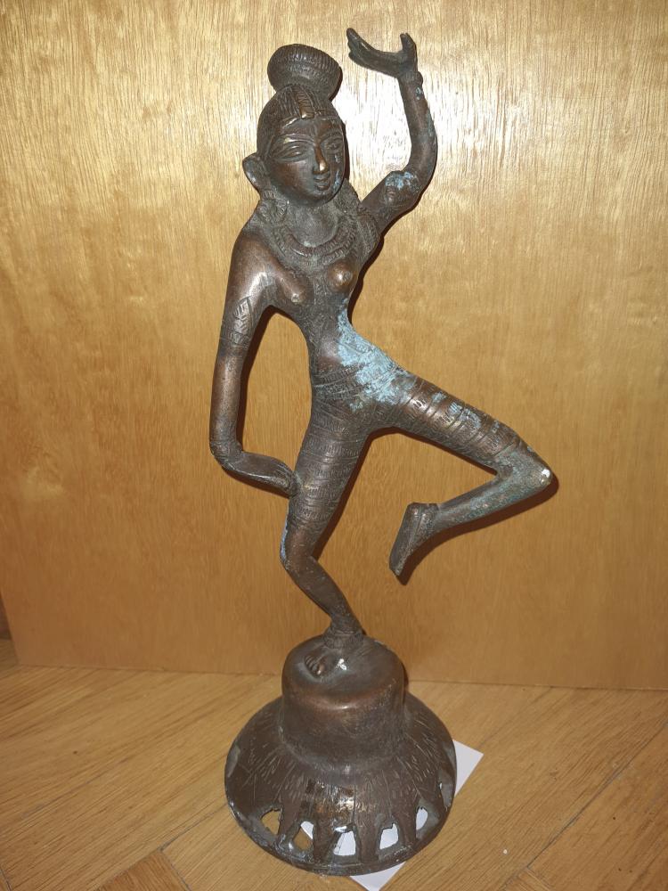 Bronze-Figur, Shiva - Indien - Mitte 20. Jahrhundert