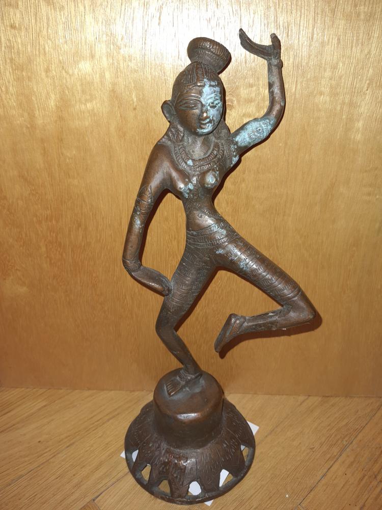 Bronze-Figur, Shiva - Indien - Mitte 20. Jahrhundert