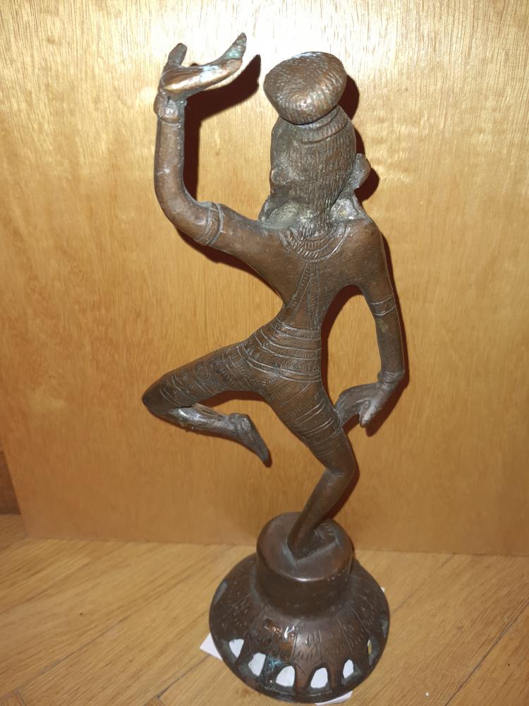 Bronze-Figur, Shiva - Indien - Mitte 20. Jahrhundert