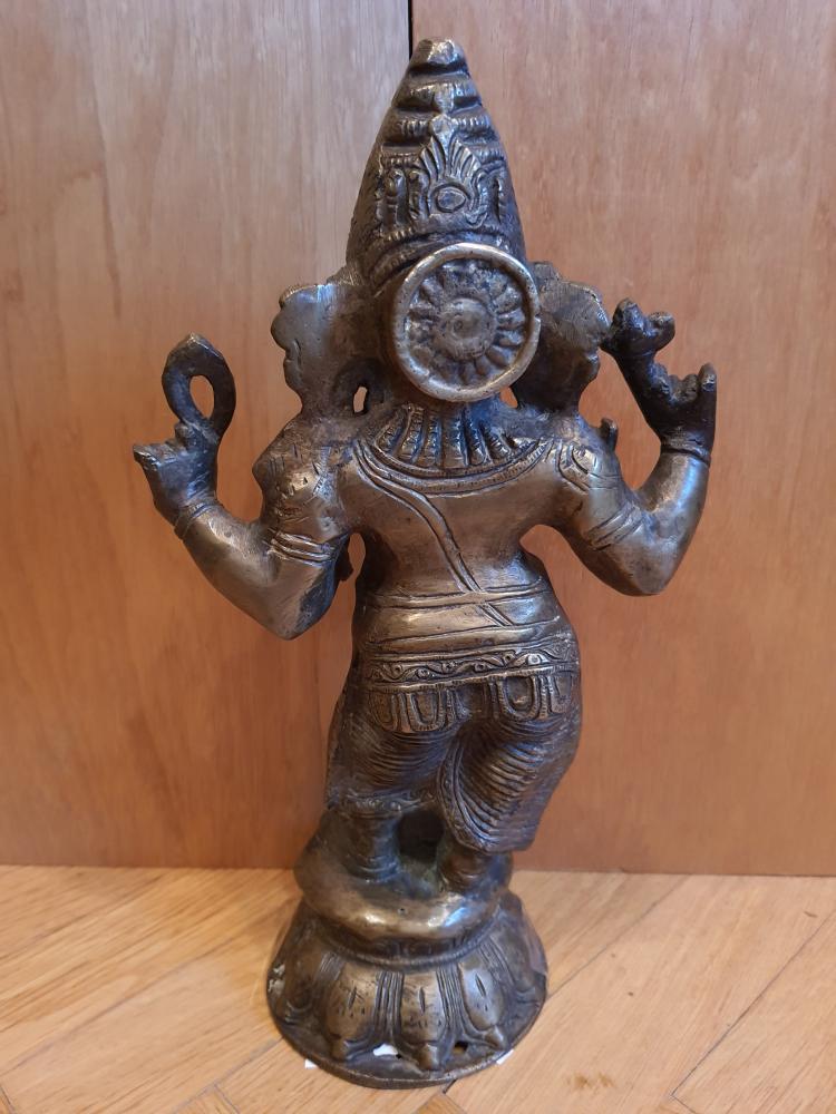 Bronze-Figur, Ganesha - Indien - 1. Hälfte 20. Jahrhundert