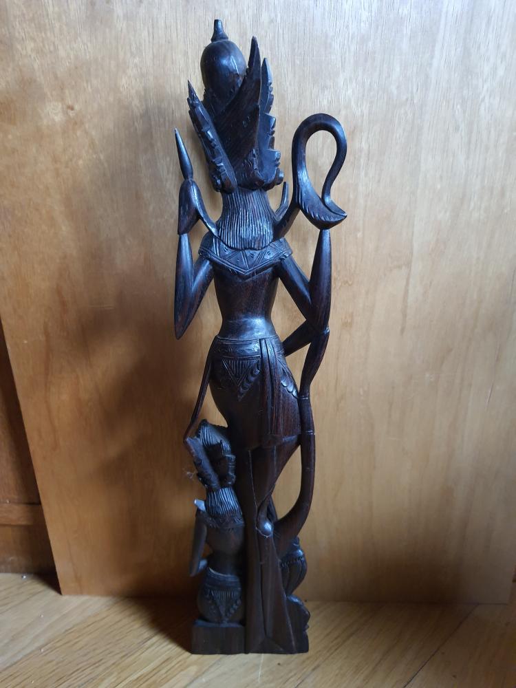 Holz-Figur, Gottheiten - Bali -  20. Jahrhundert
