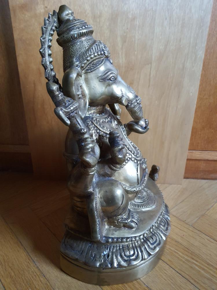 Messing-Figur, Ganesha  - Indien -  20. Jahrhundert