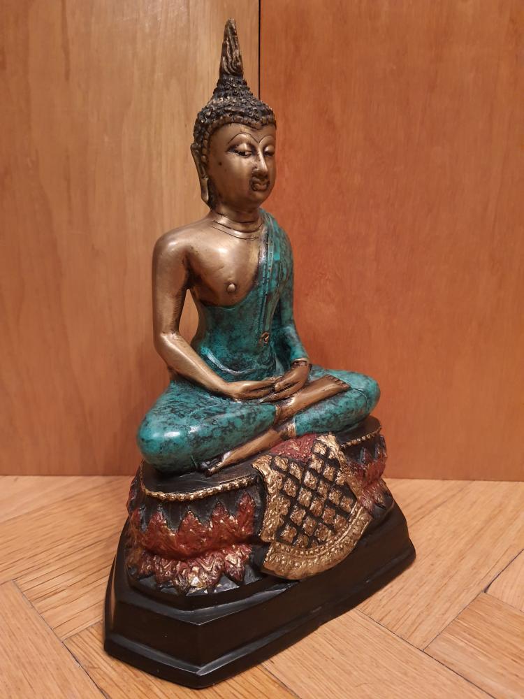 Buddha-Figur, Bronze  - Thailand - 21. Jahrhundert