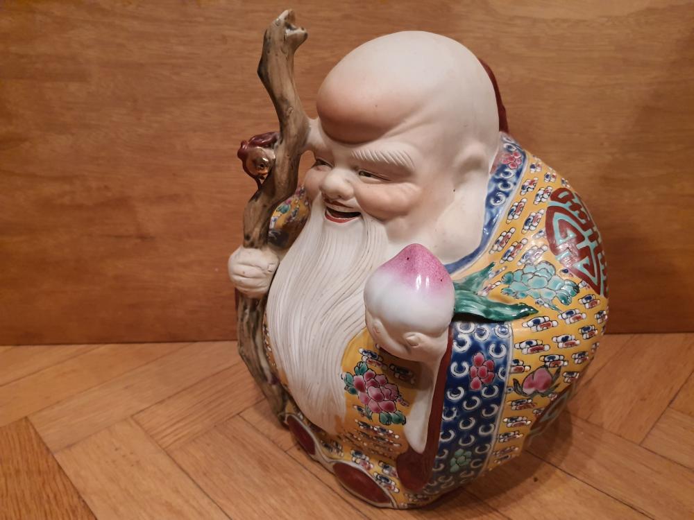 Chinesischer Gelehrter, Porzellan-Figur