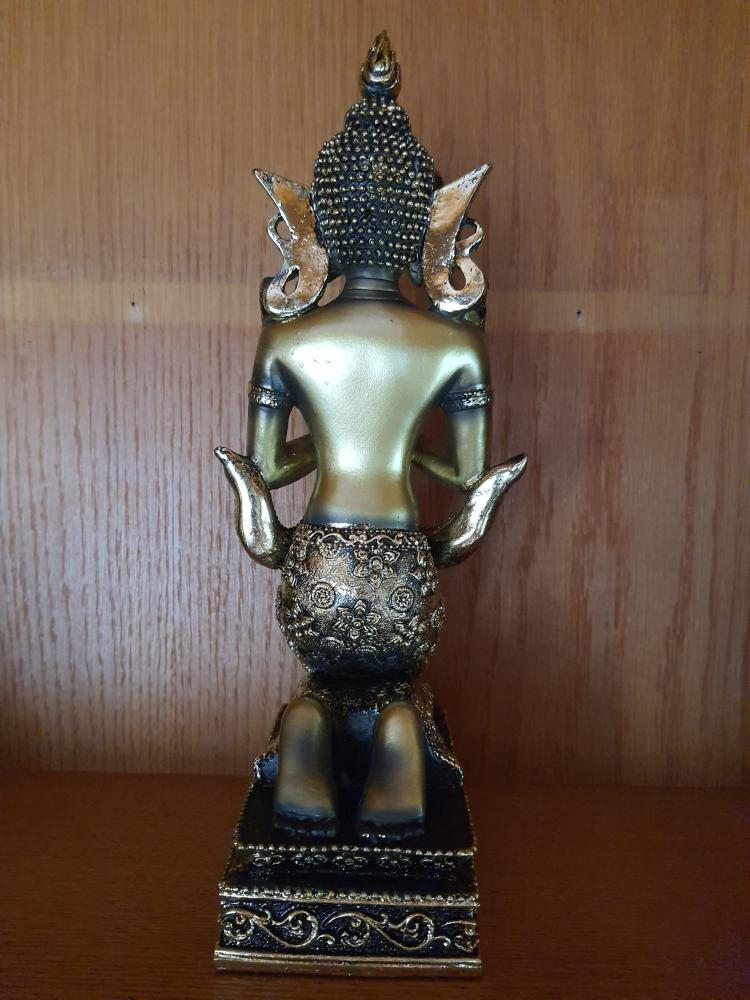 Apsara-Figur, mit viel Glitzer  - Thailand - 21. Jahrhundert