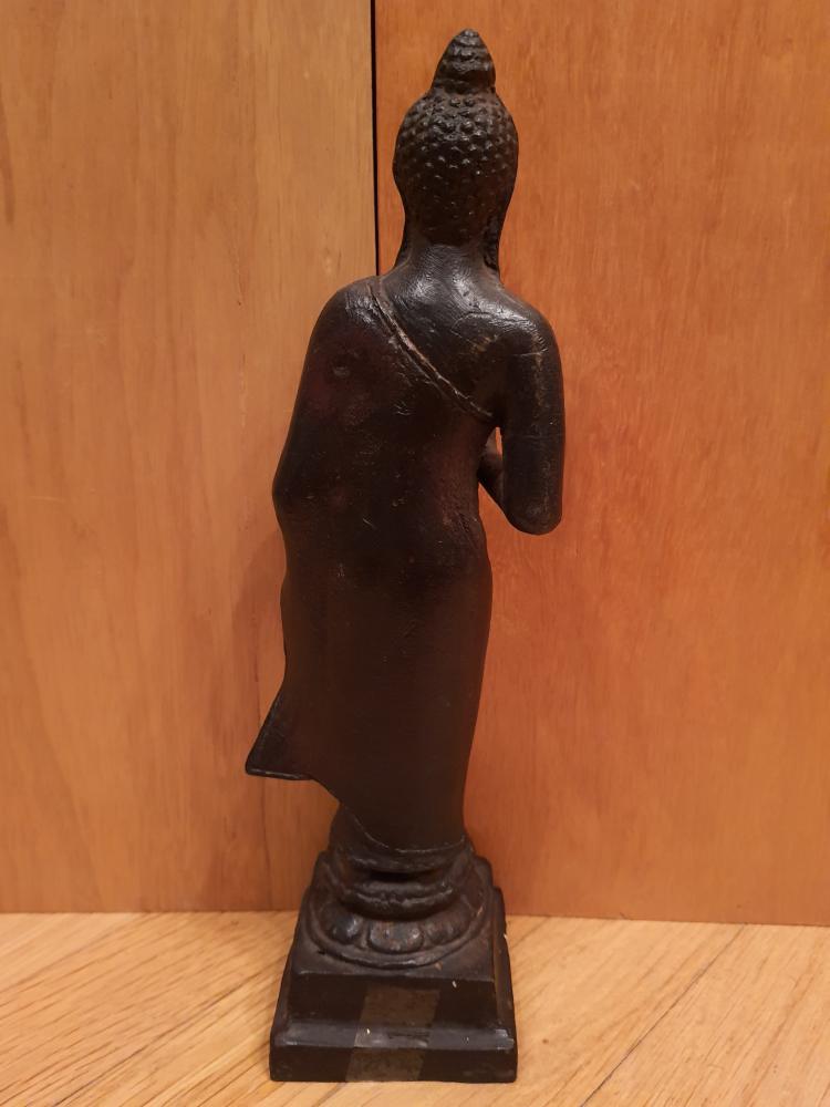 Buddha-Figur, Bronze -Thailand - Anfang 20. Jahrhundert