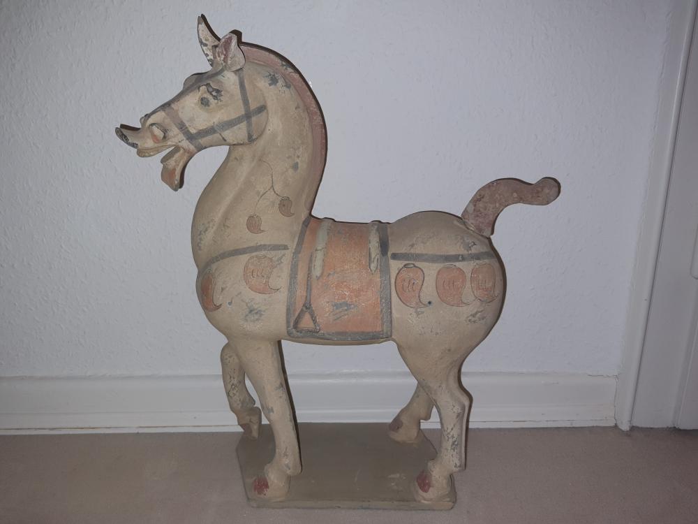 Tang Pferd, Terracotta - China -