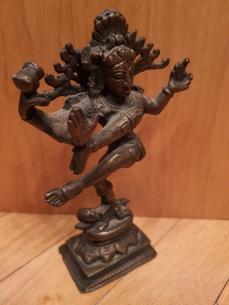 Shiva Nataraja, Messing-Figur - Indien - Mitte 20. Jahrhundert