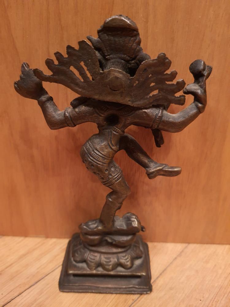 Shiva Nataraja, Messing-Figur - Indien - Mitte 20. Jahrhundert