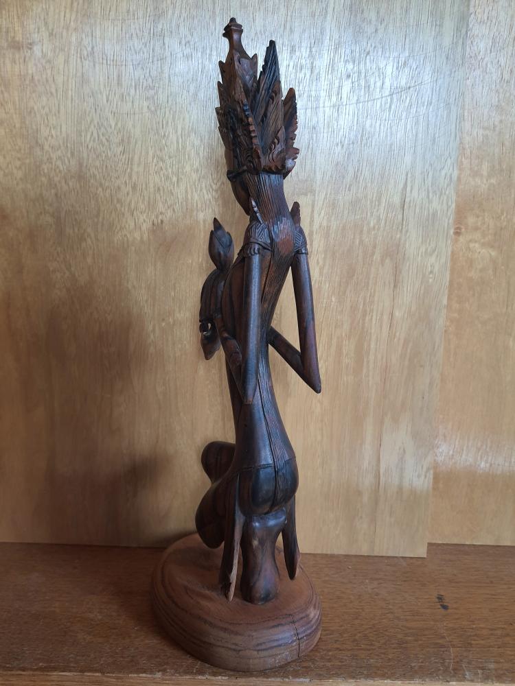 Holz-Figur, Dewi Sri - Bali -  21. Jahrhundert