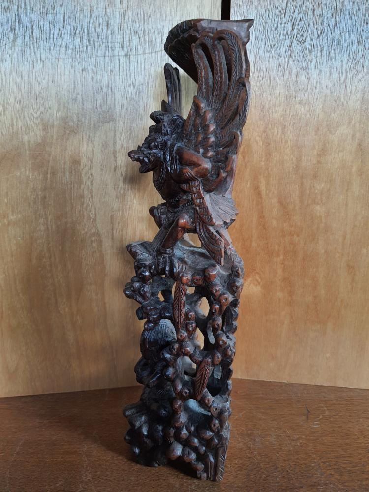 Garuda, Holzschnitz-Figur - Indonesien - Anfang 20. Jahrhundert