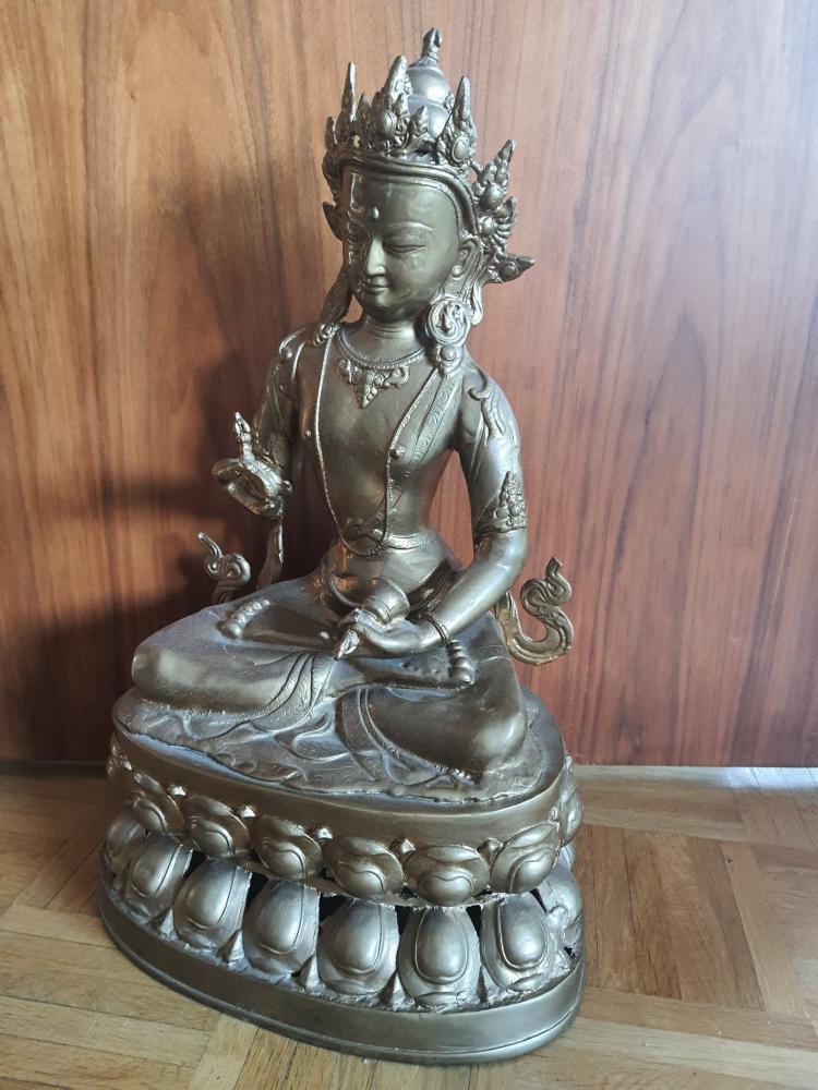 Große Bronze "Tara" - Nepal - Ende des 20. Jahrhunderts
