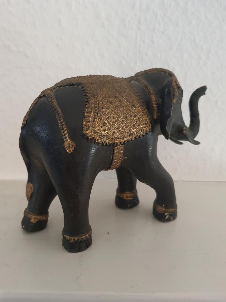 Bronze-Figur, Elefant - Thailand - Mitte 20. Jahrhundert