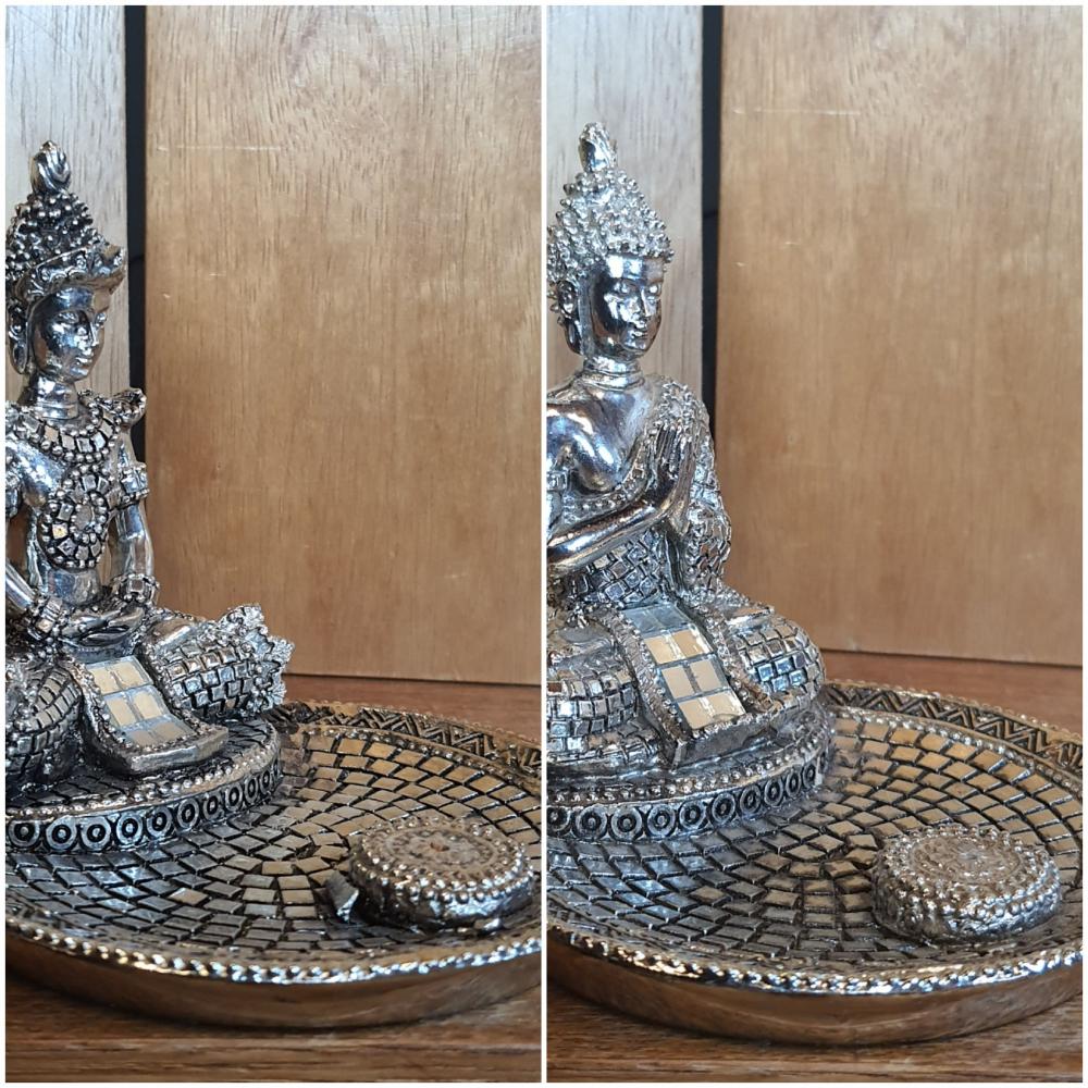 2 Buddhas, Dekofiguren - Thailand -