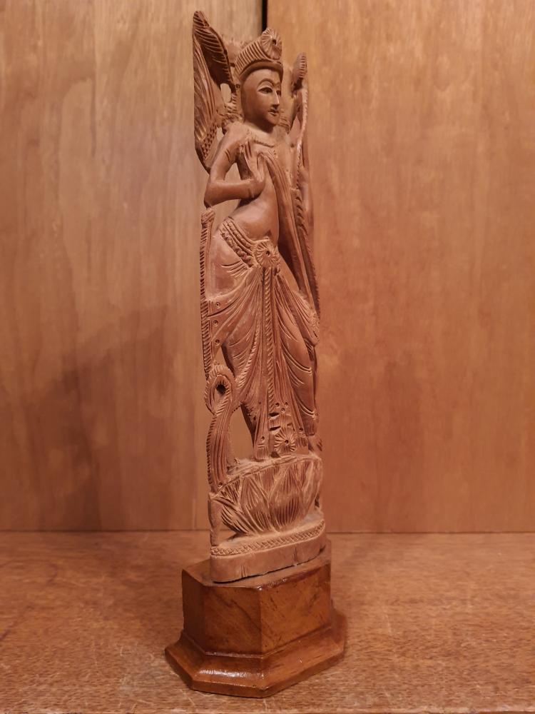 Holz-Figur, Göttin Baliya  - Bali - 20. Jahrhundert