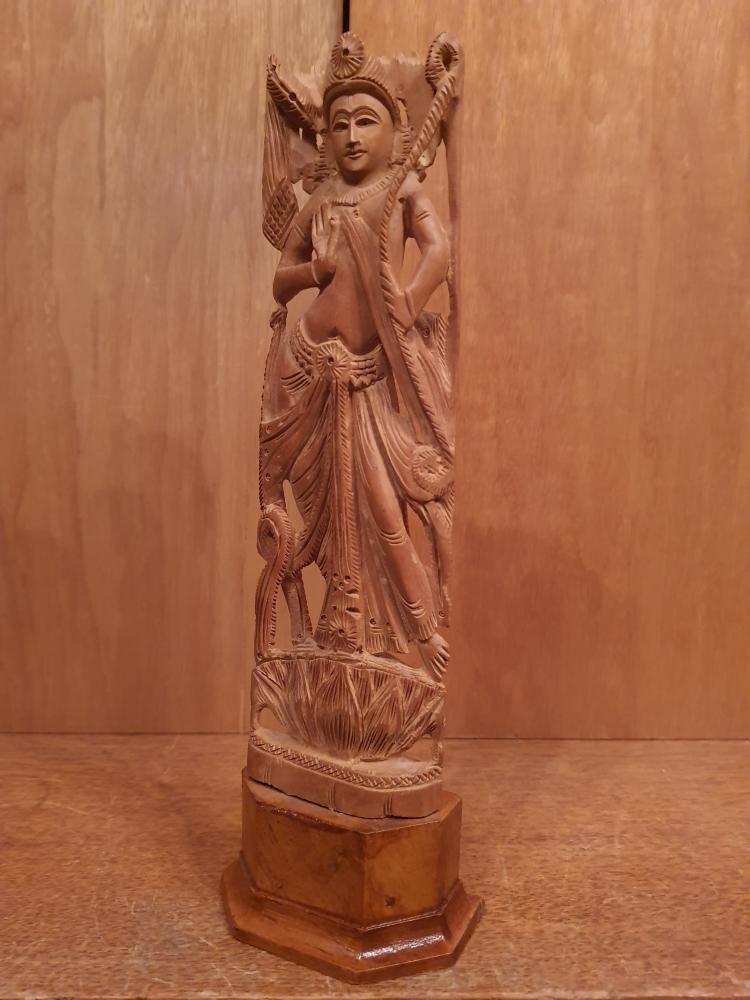 Holz-Figur, Göttin Baliya  - Bali - 20. Jahrhundert