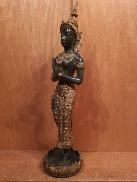 Bronze-Figur, Teppanom - Thailand - Anfang 20. Jahrhundert