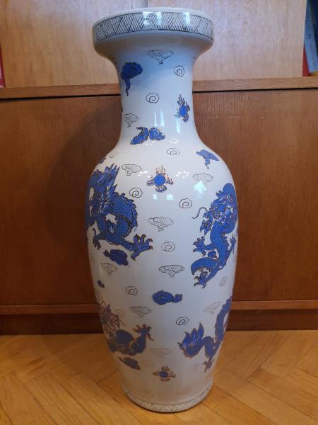 Boden-Vase, (61,5cm) Porzellan  - China - 20. Jahrhundert
