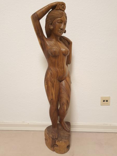 Holz-Figur, (102cm) Schönheit - Bali - 20. Jahrhundert