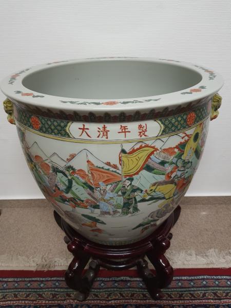 Fishbowl, (72cm) Porzellan  - China - 2. Hälfte 20. Jahrhundert