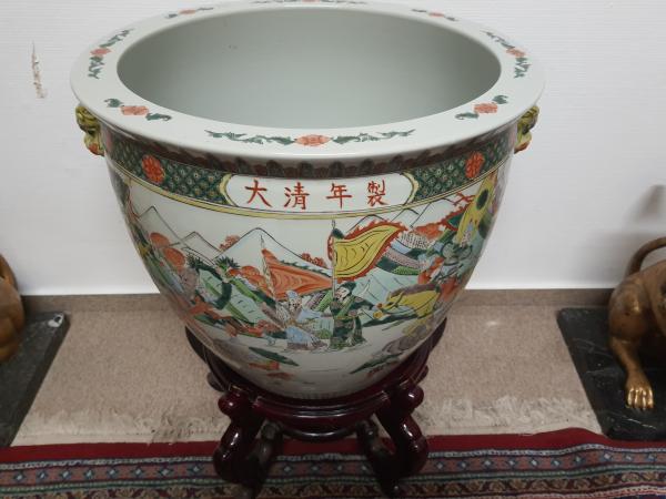 Fishbowl, (72cm) Porzellan  - China - 2. Hälfte 20. Jahrhundert