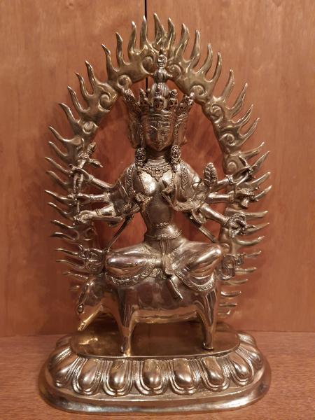Messing-Statue, Ushnishavijaya  - Nepal - 2. Hälfte 20. Jahrhundert