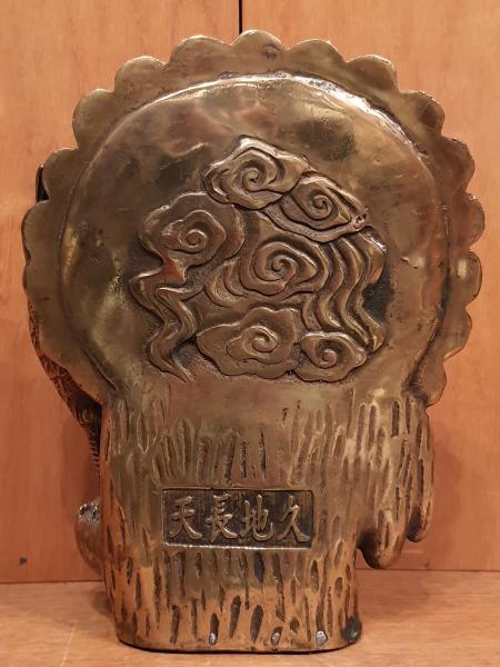Bronze-Figur, 2 Pfauen  - China - 20. Jahrhundert