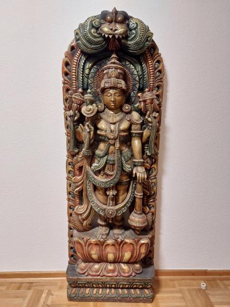Relief, Holz  - Indien - Mitte 20. Jahrhundert
