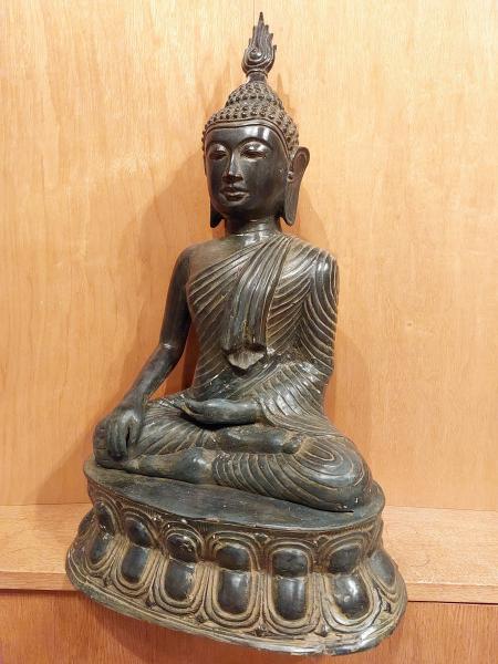 Buddha-Bronze, (59cm) Phra Kring Yod Thong  - Thailand - Ende 20. Jahrhundert