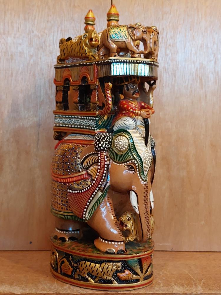 Deko-Figur, Holz  - Indien - 21. Jahrhundert