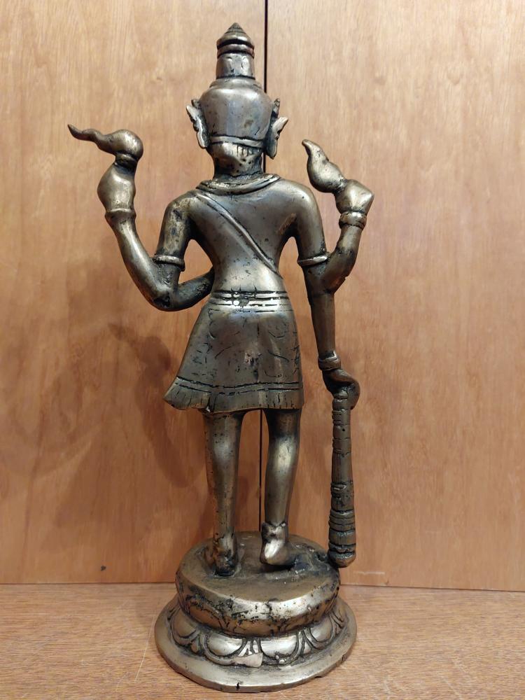 Bronze-Figur, Lord Shiva  - Indien - Mitte 20. Jahrhundert