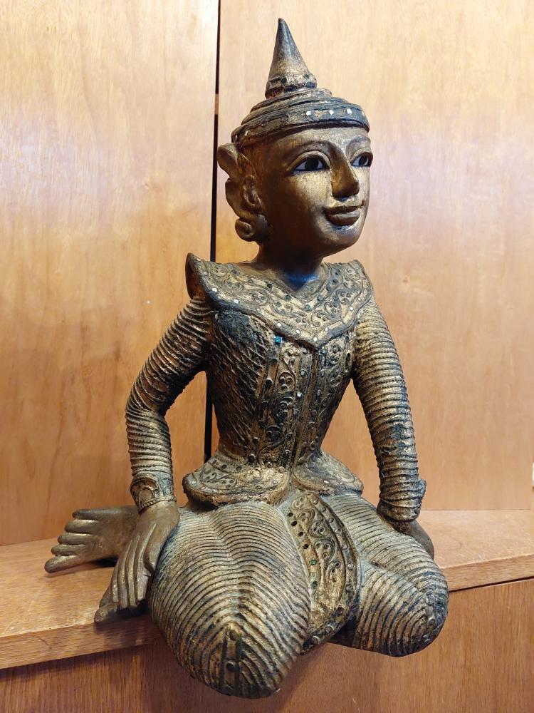 Holz-Figur, Teppanom  - Thailand - 20. Jahrhundert