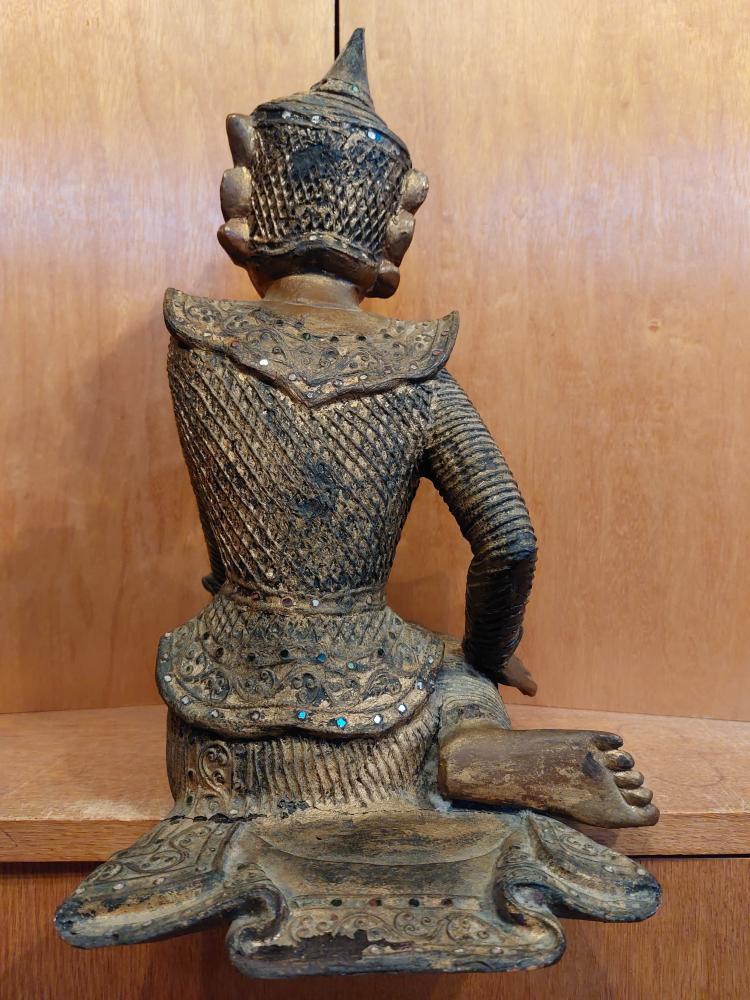 Holz-Figur, Teppanom  - Thailand - 20. Jahrhundert