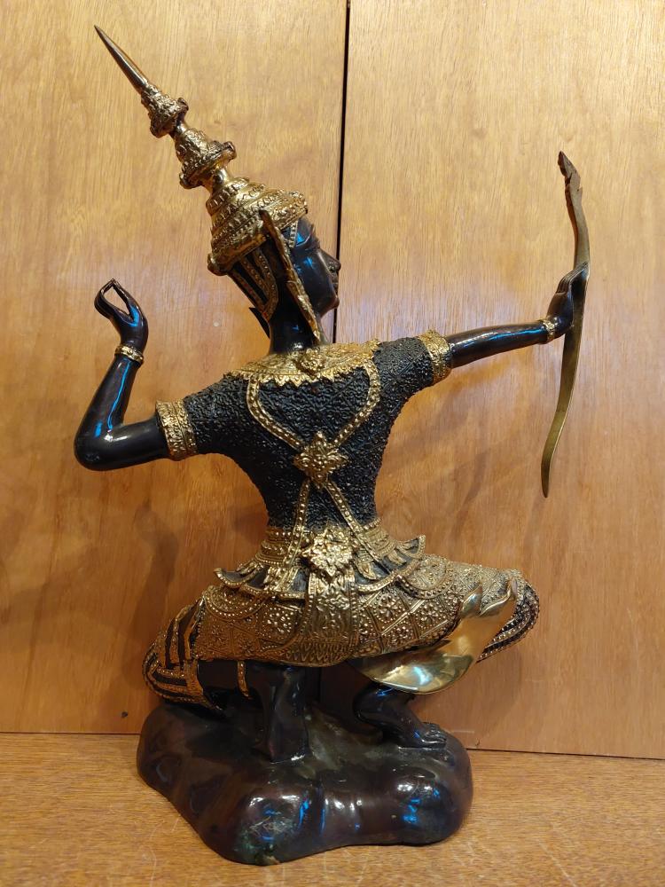 Bronze-Figur, Shri Rama  - Thailand - 21. Jahrhundert