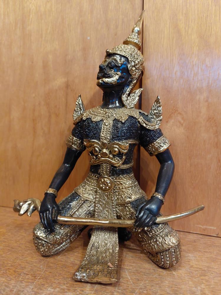 Bronze-Figur, Hanuman  - Thailand - 21. Jahrhundert
