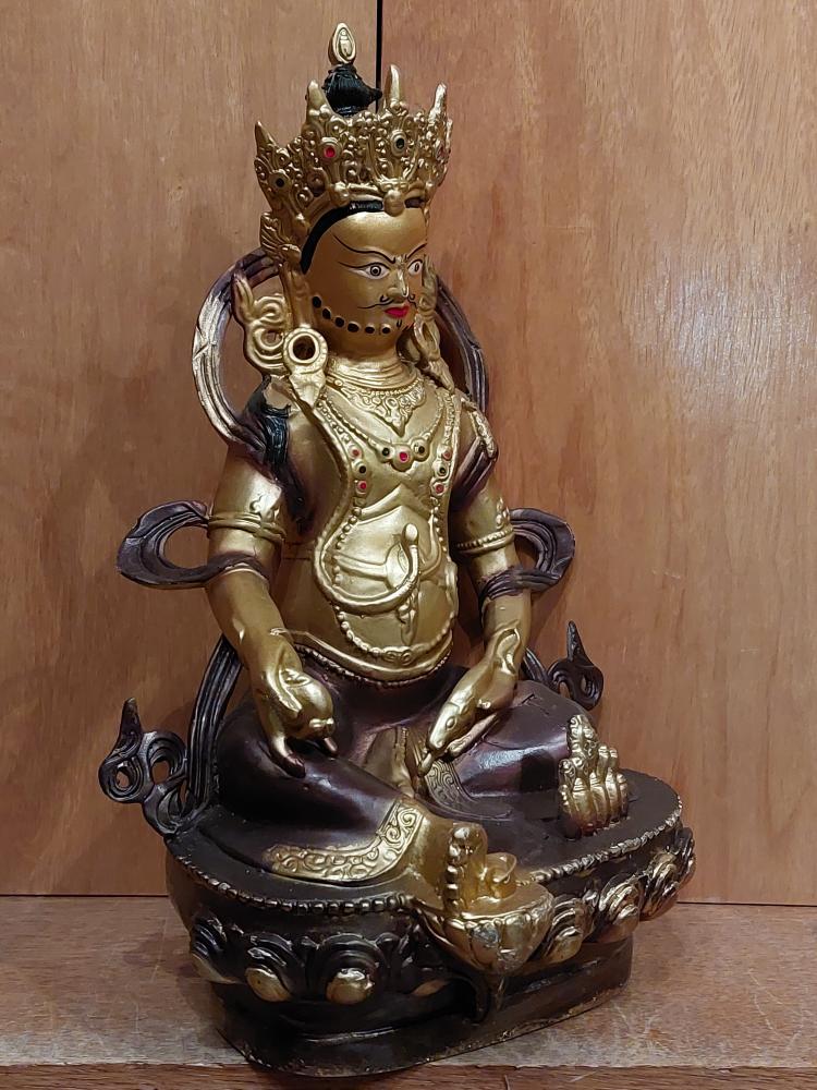 Kubera-Jambhala, Buddha-Bronze  - Tibet - 21. Jahrhundert