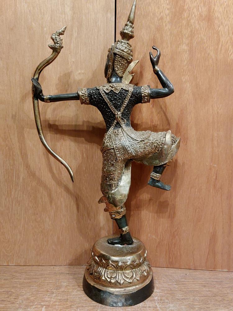 Bronze-Figur, Thai Rama  - Thailand - 20. Jahrhundert