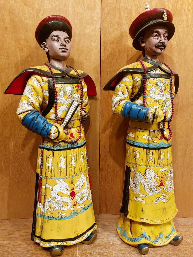 2 Deko-Figuren  - China - 20. Jahrhundert