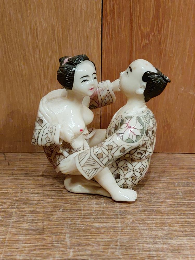 Erotik-Figur, Kamasutra  - Japan - 20. Jahrhundert