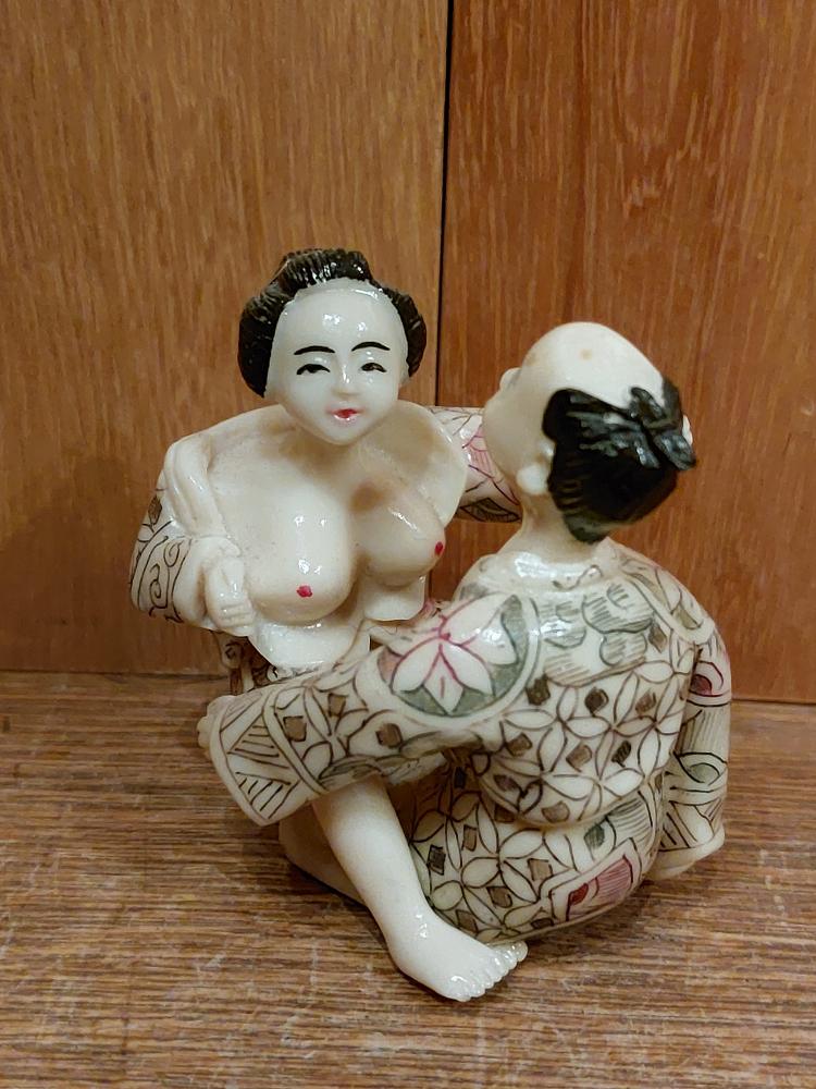 Erotik-Figur, Kamasutra  - Japan - 20. Jahrhundert