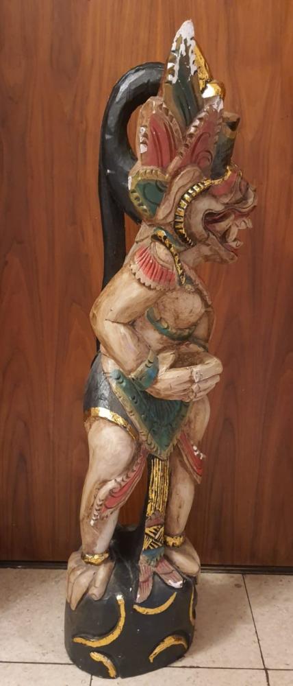 Holz-Figur, Hanuman  - Bali - Mitte 20. Jahrhundert