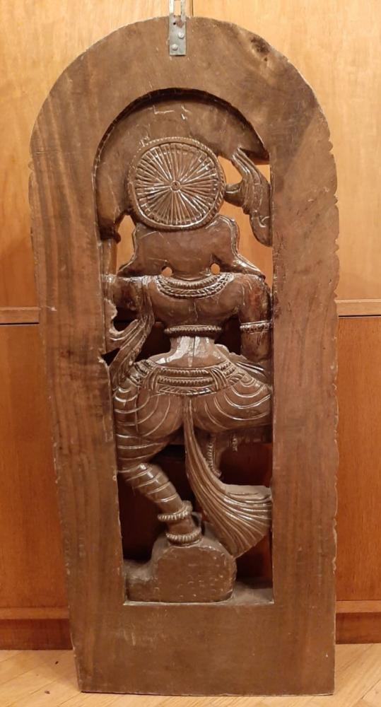 Relief, Holz  -  Indien -  Anfang 20. Jahrhundert