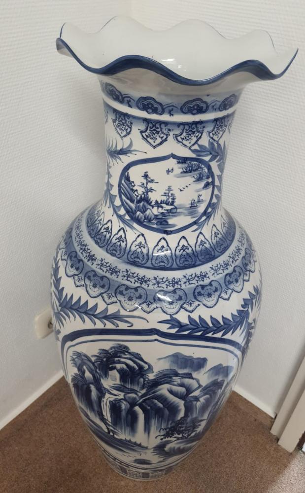 Boden-Vase, (91cm) Porzellan  - China - 20. Jahrhundert