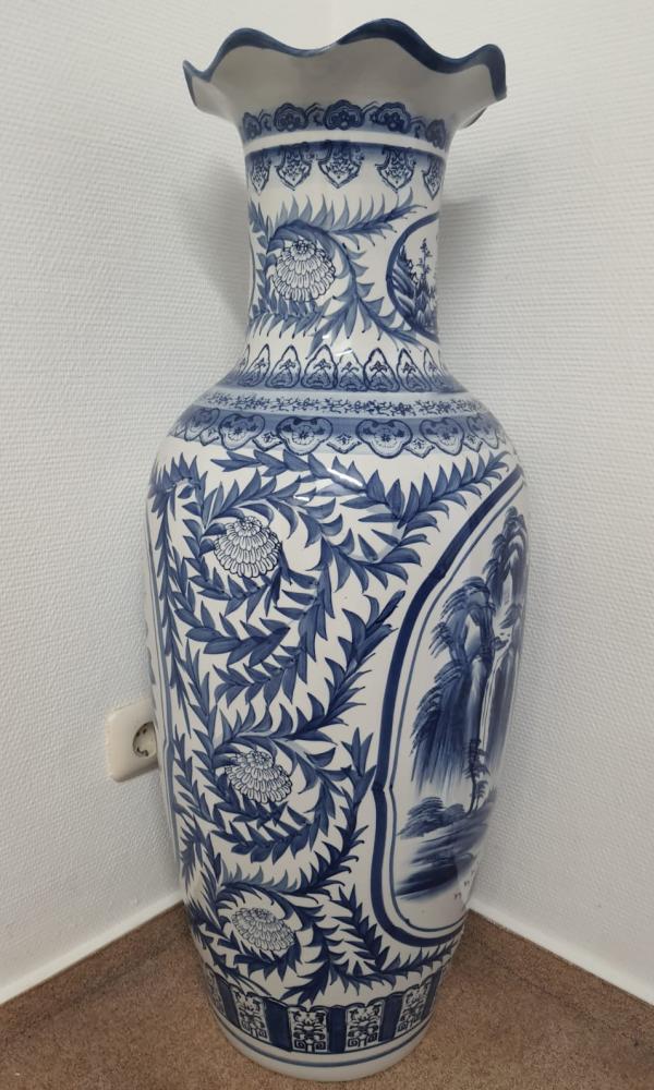 Boden-Vase, (91cm) Porzellan  - China - 20. Jahrhundert